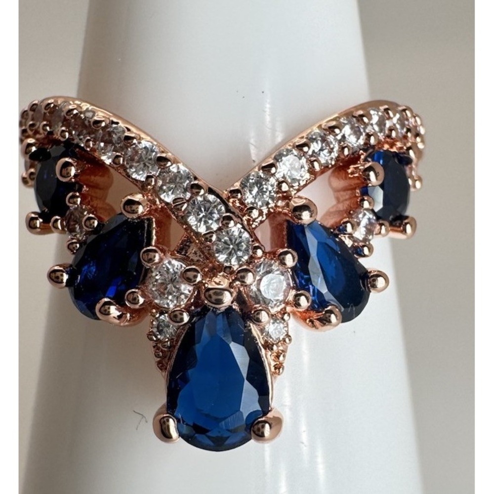 Size 6 Bomb Party Sept Ring - RG40068 The Look That Stunned On Rose Gold